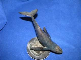 Humpback Whale Bronze Statue by Randy Puckett  