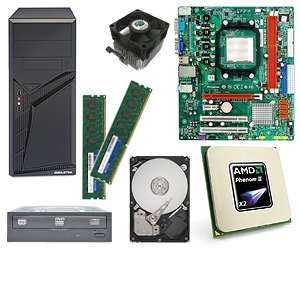   ADATA 8GB DDR3 RAM Kit, Seagate 500GB HDD, 24x DVDRW, DiabloTek Mid