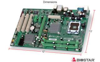 Biostar P31 A7 Motherboard   Intel P31, Socket 775, ATX, Audio, PCI 
