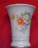 Schumann Bavaria Germany SMALL FLORAL VASE US Zone  