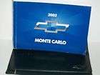 2002 monte carlo owners manual  