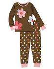 NWT Gymboree FLOWER CANDIES Brown Gymmies Pajamas♥PJ♥3T