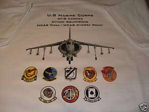AV 8 Harrier MCAS Yuma / MCAS Cherry Point T Shirt  