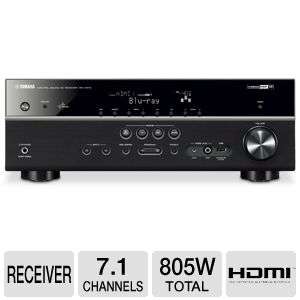 Yamaha RX V573BL Digital A/V Receiver   7.1 Channel, 805 Watts Total 