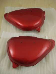 NEW Pair Red Side Cover Honda CB100 CL100 CB125 CB125S  