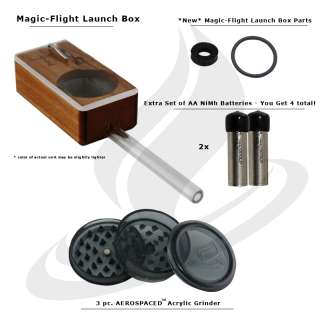 Magic Flight Launch Box + Grinder + Extra Batteries  