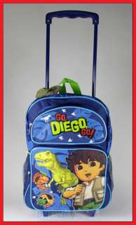 16 DIEGO Rolling Backpack Roller/Dora the Explorer  