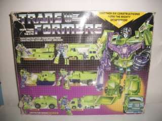 Transformers Original G1 Devastator Gift Set Complete w/ Box  
