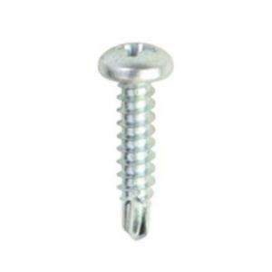 Teks #8 x 3/4 in. Zinc Plated Pan Head Phillips Self Tapping Drill 