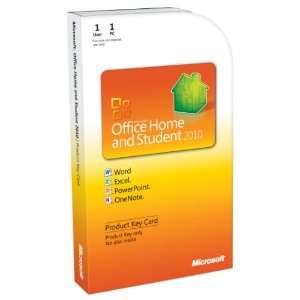   Office Home and Student 2010   1PC/1User   englisch (Product Key Card