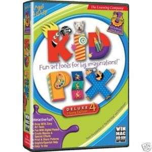   Pix Deluxe 4 CD, Win XP/Vista/7 (32 bit)/OSX, creative kids ages 6 12