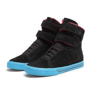 New Authentic Supra Society Black Blue Mens S34060 All Sizes  