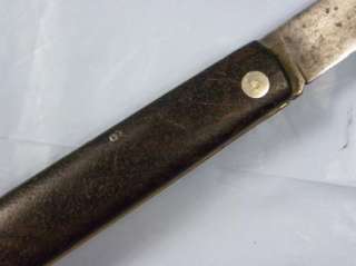 OLD ARMY KA BAR HUGE FOLDING KNIFE KABAR USA pre WW2  