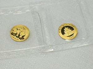   Panda 1/20th oz. Gold Coin   Becoming Very Rare .999 Pure 24K