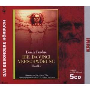 Die Da Vinci Verschwörung. 5 CDs  Lewis Perdue, Karlheinz 