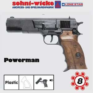 Sohni Wicke Agent Power Man Spielzeugpistole, 8 Schuss Ringamorces 