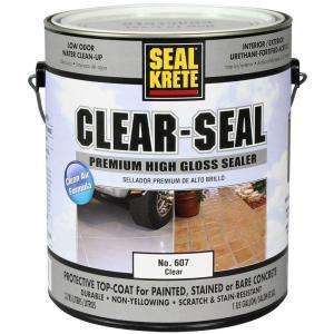 Seal Krete 1 Gal. Clear Seal High Gloss Sealer LOW VOC 607001 at The 