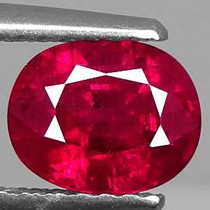 61 CT CERTIFIED CAPTIVATING OVAL CUT NATURAL RED RUBY  