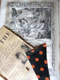 1856 antique GERMAN BIBLE luther+FOLK ART~ROYER/arndt  