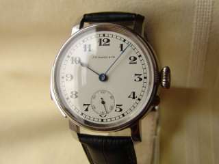 DIAL restored enamel dial good condition, with arabic hours numerals 