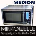 MEDION MIKROWELLE 4IN1 MD12801 DOPPELGRILL HEIßLUFT GRI