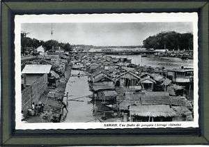 VIETNAM Ben Nghe river Khanh Hoi Saigon 1955  