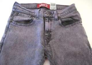 Levis 510 Boys Super Skinny 16 Purple Acid wash Jeans  