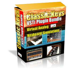CLASSIC KEYS VSTi PLUGINS Piano Organ Synth Clavinet  