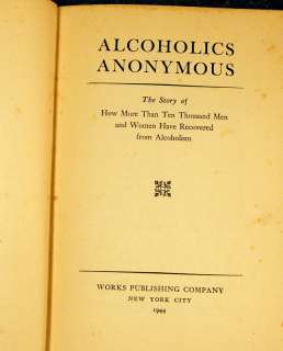 called The Big Book, originally titled Alcoholics Anonymous 