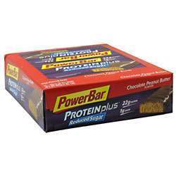 Powerbar Protein Plus Low Sugar Chocolate Peanut Butter 12/Box  