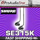   SE315 K Sound Isolating™ Earphones Black SE315K SE315 PROAUDIOSTAR