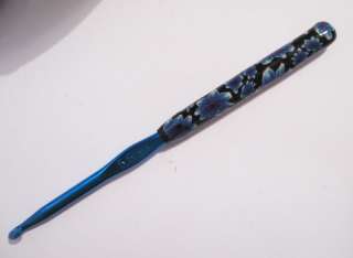 New Polymer clay Covered aluminum needle Crochet hook  size 5.5 mm 