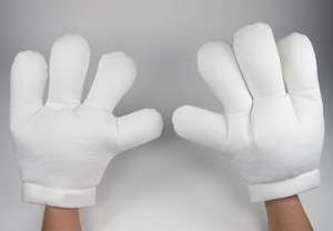 Cartoon hands Big Jumbo mario luigi Costume Gloves  