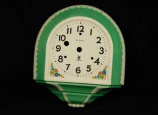 Vintage IRVING MILLER 8 Day Porcelain Clock CASE / BEZEL  
