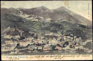 bosnia and herzegovina, NEVESINJE, Panorama 1904 Stamp  