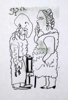 Abstract Pablo Picasso Drawing LtdEd RARE WHOLESALE ART  