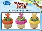   Pooh Piglet & Tigger Pearled Cake Cupcake Ring Decoration Toppers 12
