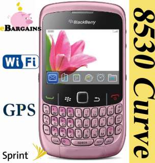 New RIM BlackBerry Curve 2 8530   PINK Cell Phone (Sprint) Smartphone 