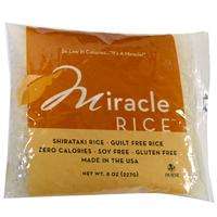 MIRACLE NOODLE SHIRATAKI MIRACLE RICE, 8 OUNCES, PACK OF 10