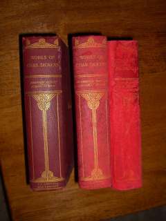   of Charles Dickens 3 Antique Books Christmas Stories Traveller Barnaby