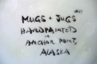 Wine Water GOBLET Mugs & Jugs Anchor Point Alaska MINT  