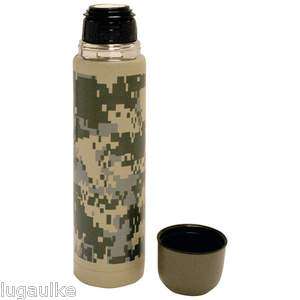 New in box 25oz (.74L) Double Wall Bottle   Digital Camo   Thermos 11 