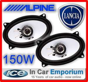 Lancia Thema Front Dash speakers Alpine 4x6 car speaker  