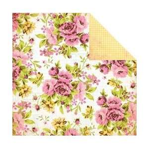Advantus Paper Girl Double Sided Paper 12X12 Cabbage Rose GPPG 65003 