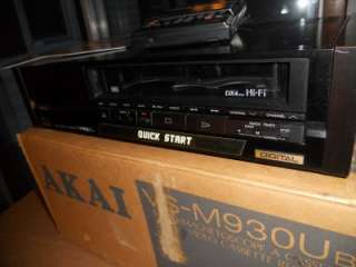 AKAI VS M930U Video Recorder W/Remote Awesome Machine  