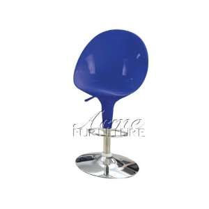   17706 Sybil Adjustable Air Lift Stool, Blue, 36 Inch