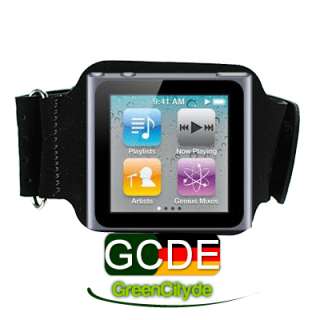 Sport Armband Apple iPod NANO 6G 6 Schutzhülle NEU sw  