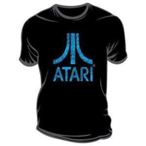 Atari / Mens / Distressed Logo (Black   T Shirt) *NEW*  