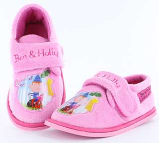   Ben and Holly Little Kingdom Pink Slippers sizes 4 5 6 7 8 9 10  