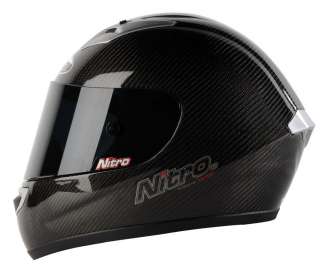 Nitro N1900 VF Carbon Motorcycle Crash Helmet   Medium  